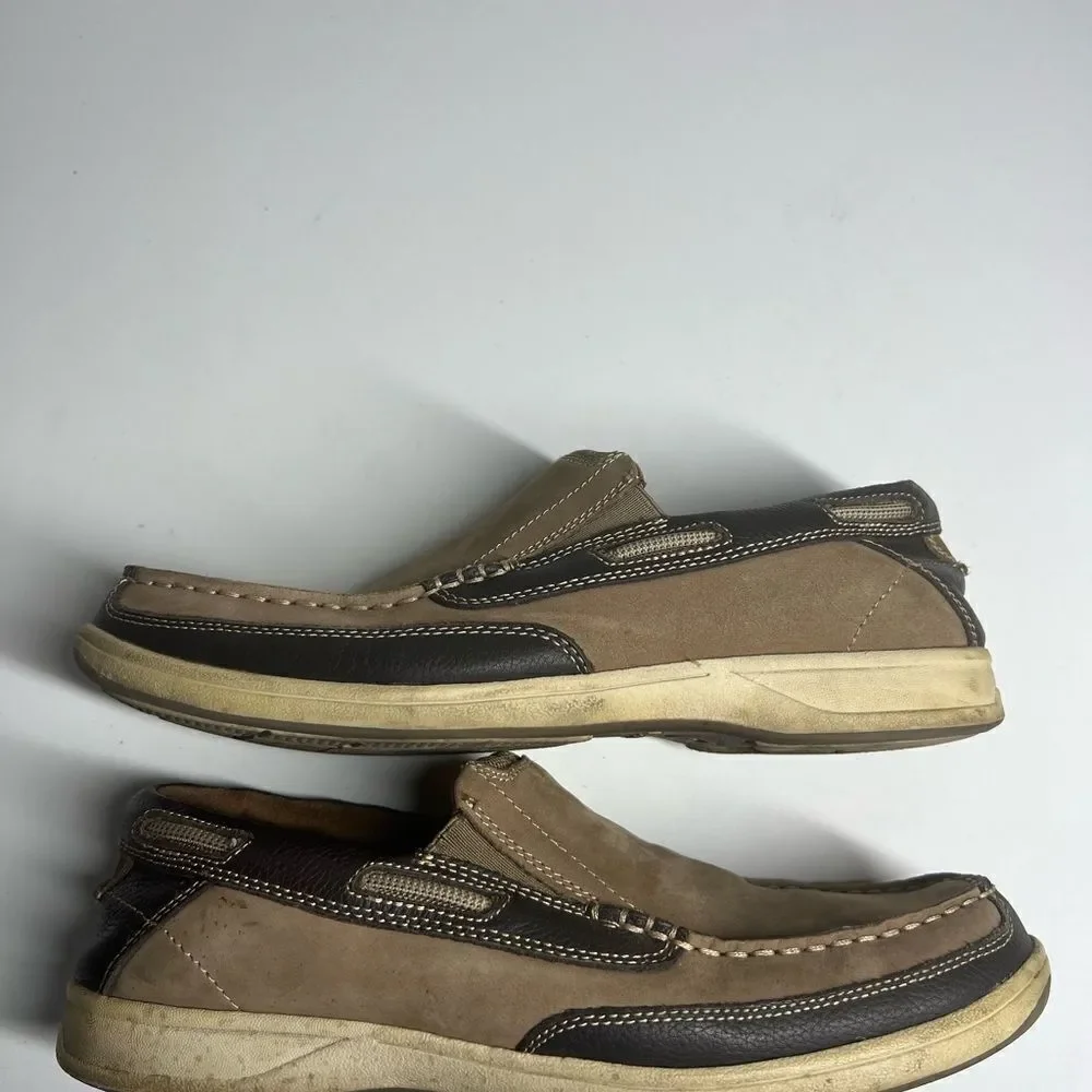 Florsheim GREAT LAKES MOC SUEDE TOE SLIP ON SIZE 9 Slipresistant Outsole
